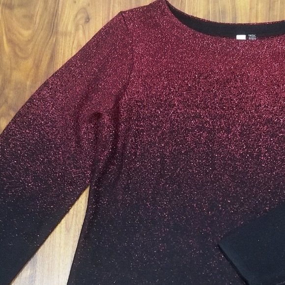 Ladies' NY Collection Top/Sweater, size Petite Large, EUC to LIKE NEW - Picture 3 of 11